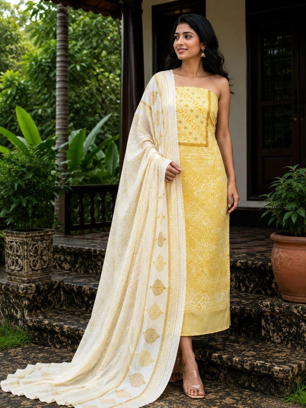 Churidar Material pure cotton