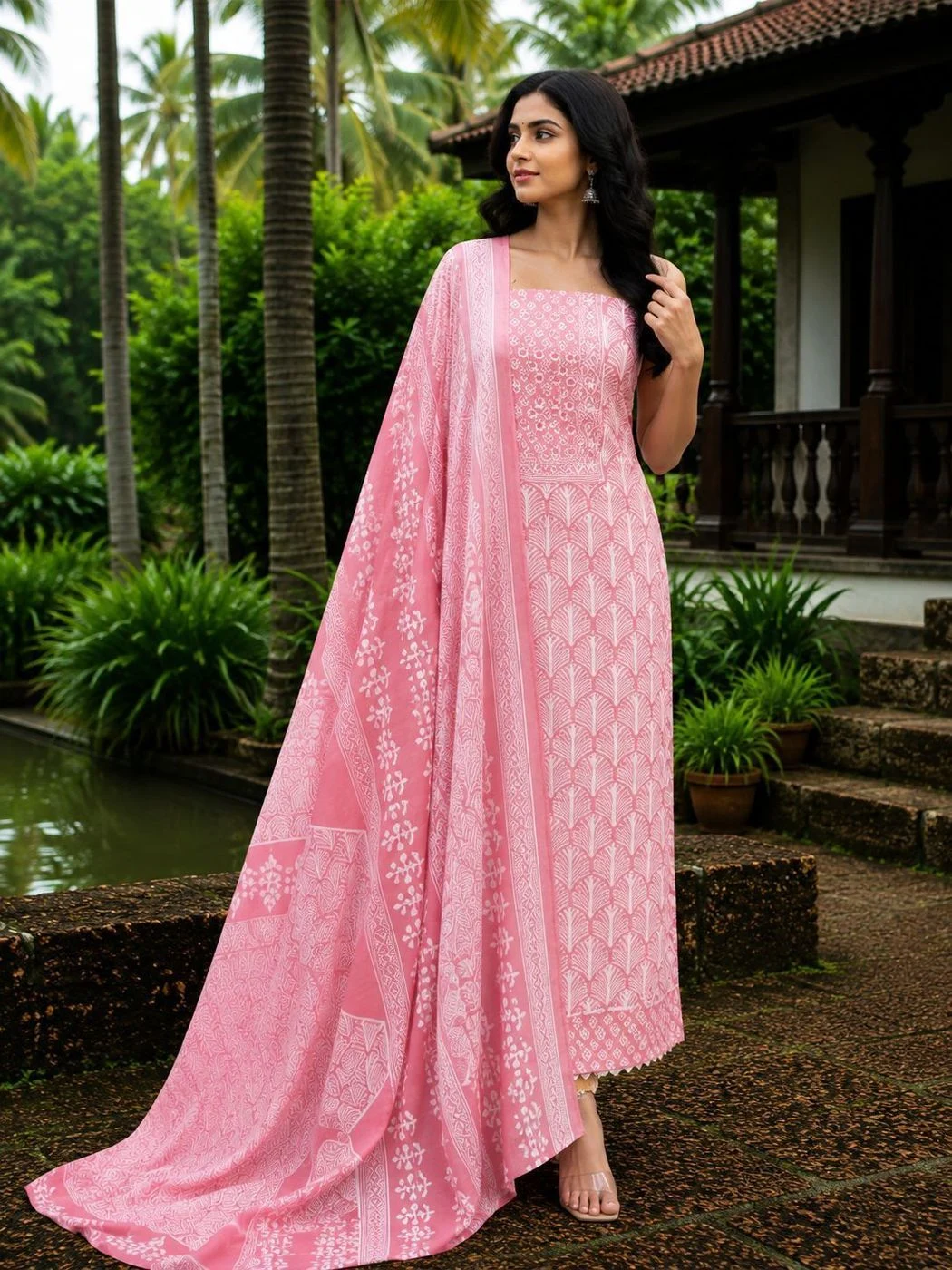 Churidar Material Pure cotton