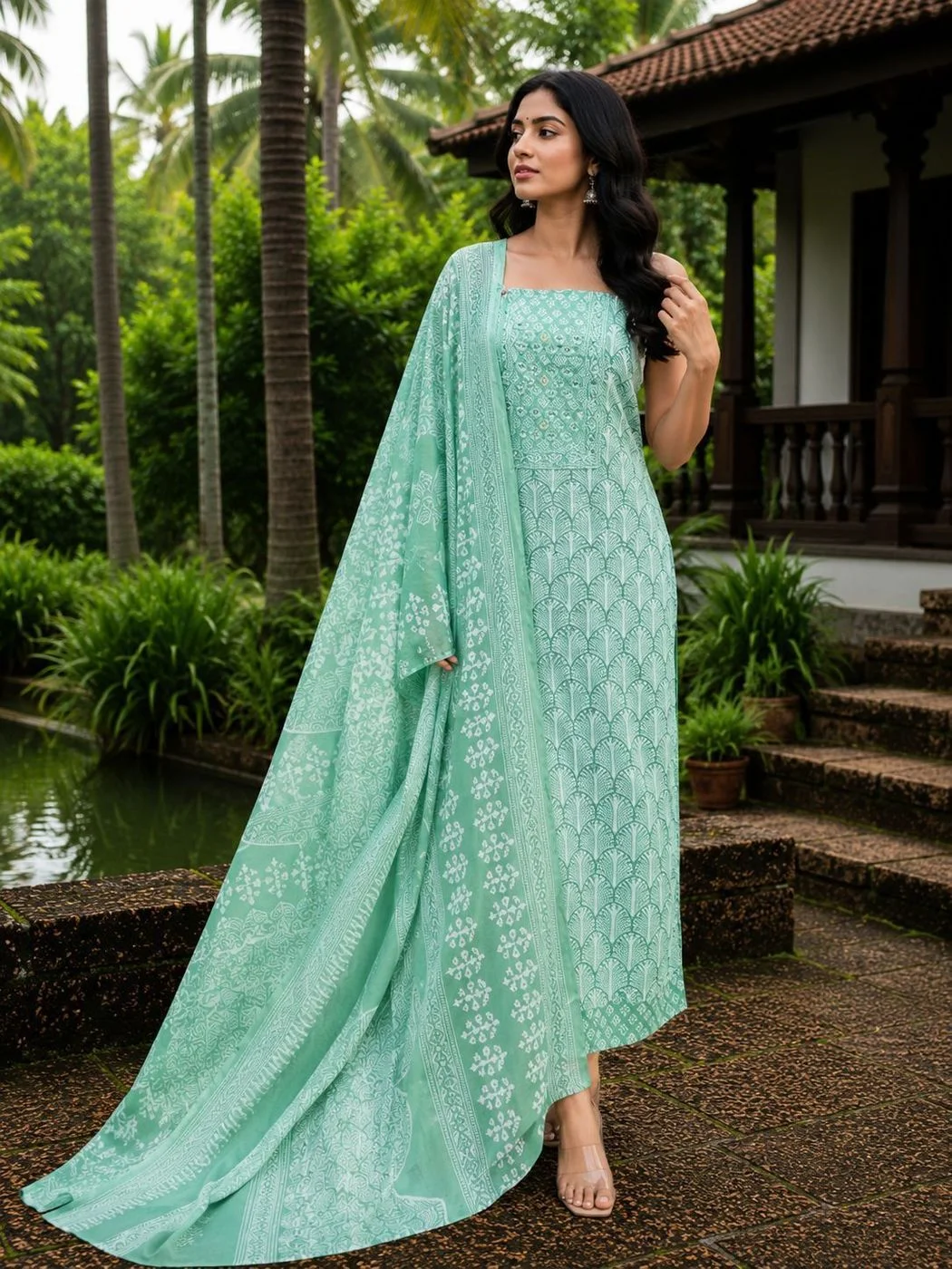 Churidar Materials Pure cotton