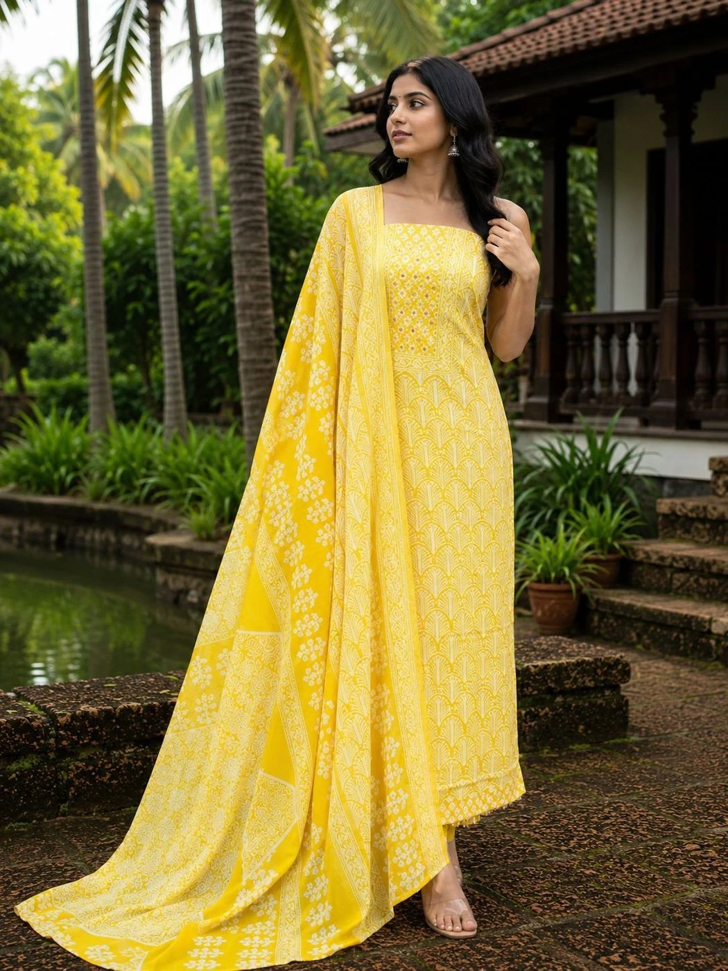 Churidar Material Pure cotton