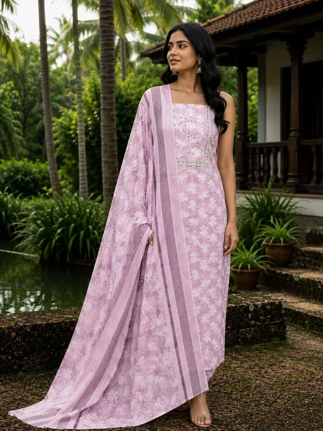 Churidar Material Pure cotton
