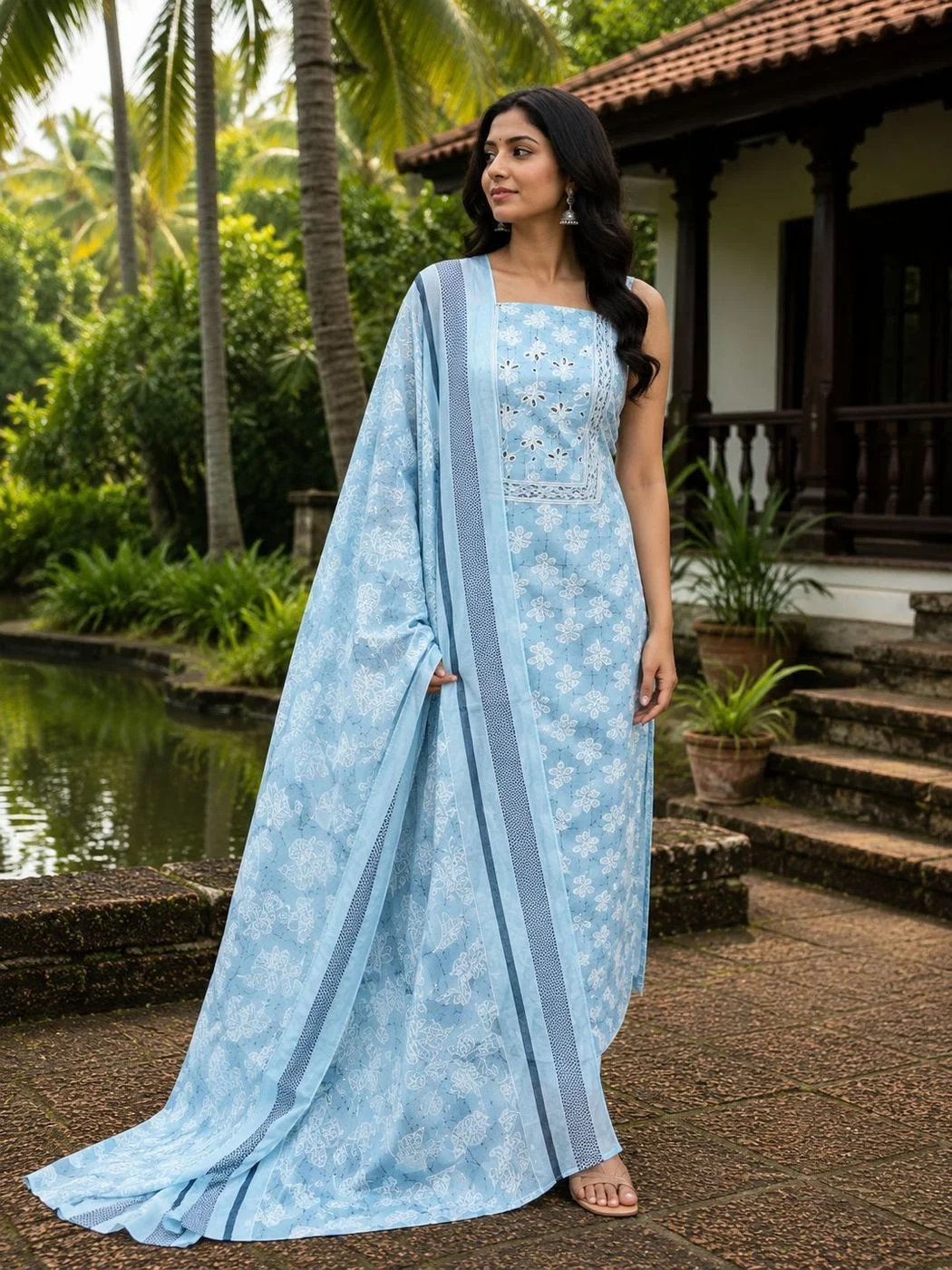 Churidar Material Pure cotton