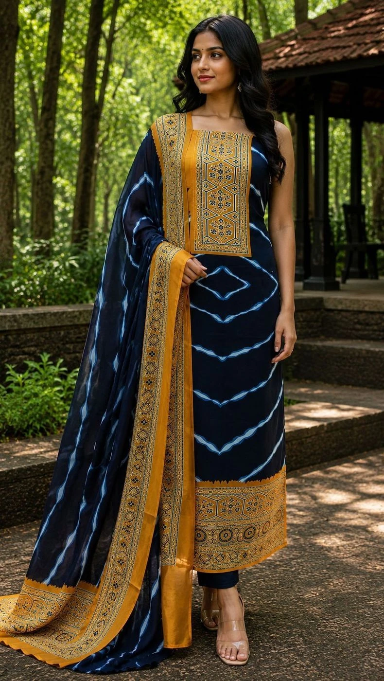 Churidar Material Modal silk