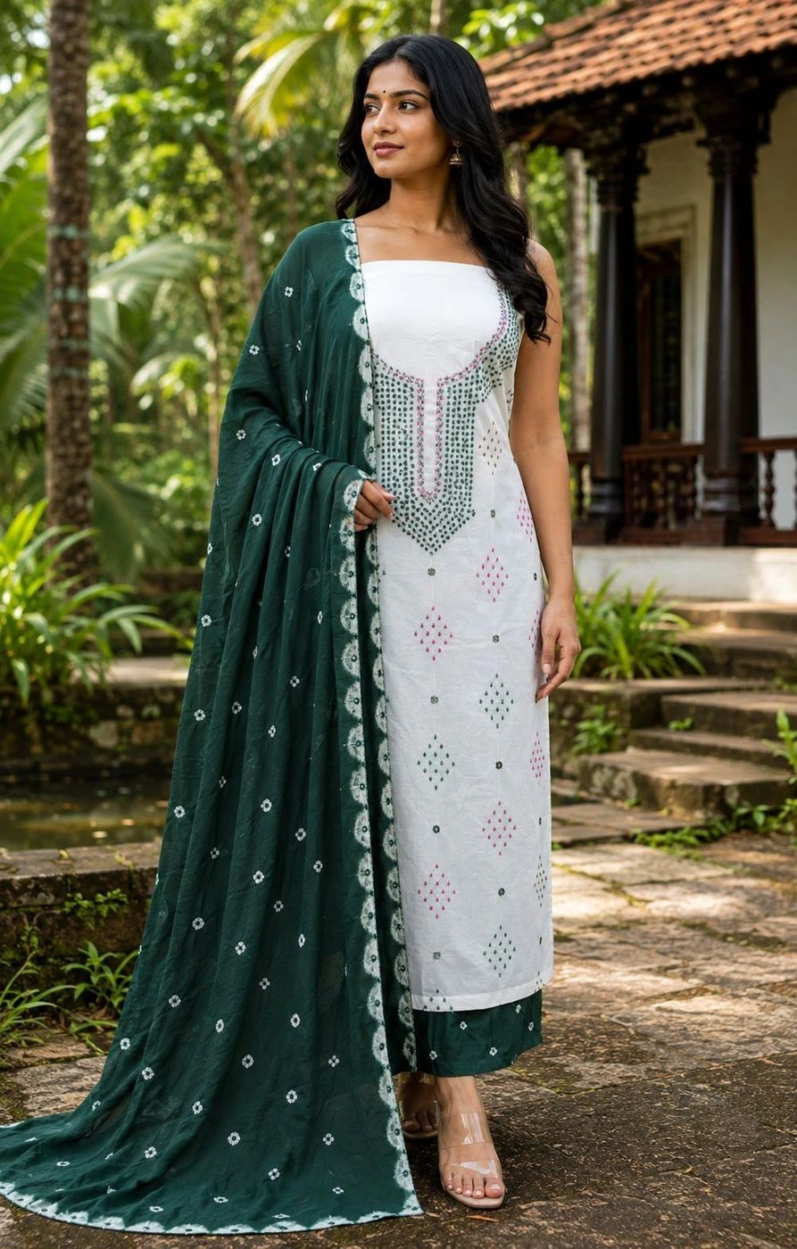 Churidar Material Pure cotton