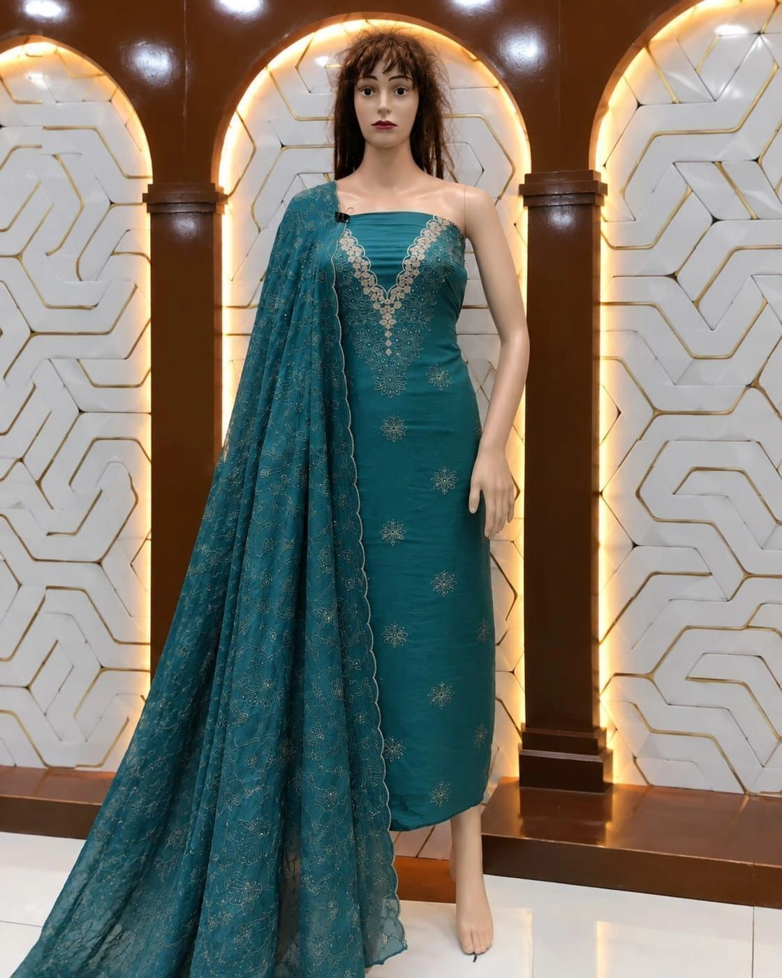 Unstiched churidar material georgette