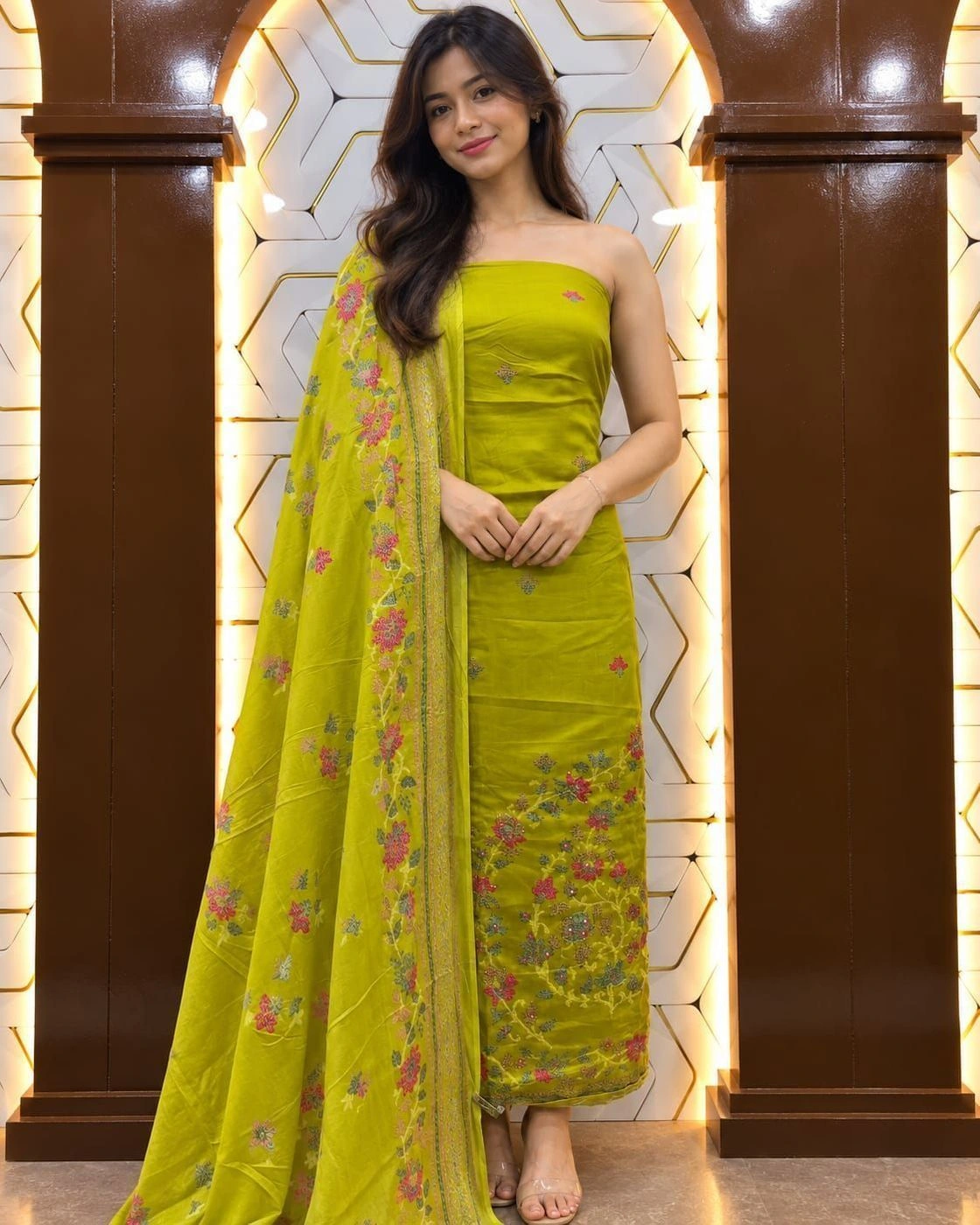 Unstiched churidar materials jaam cotton