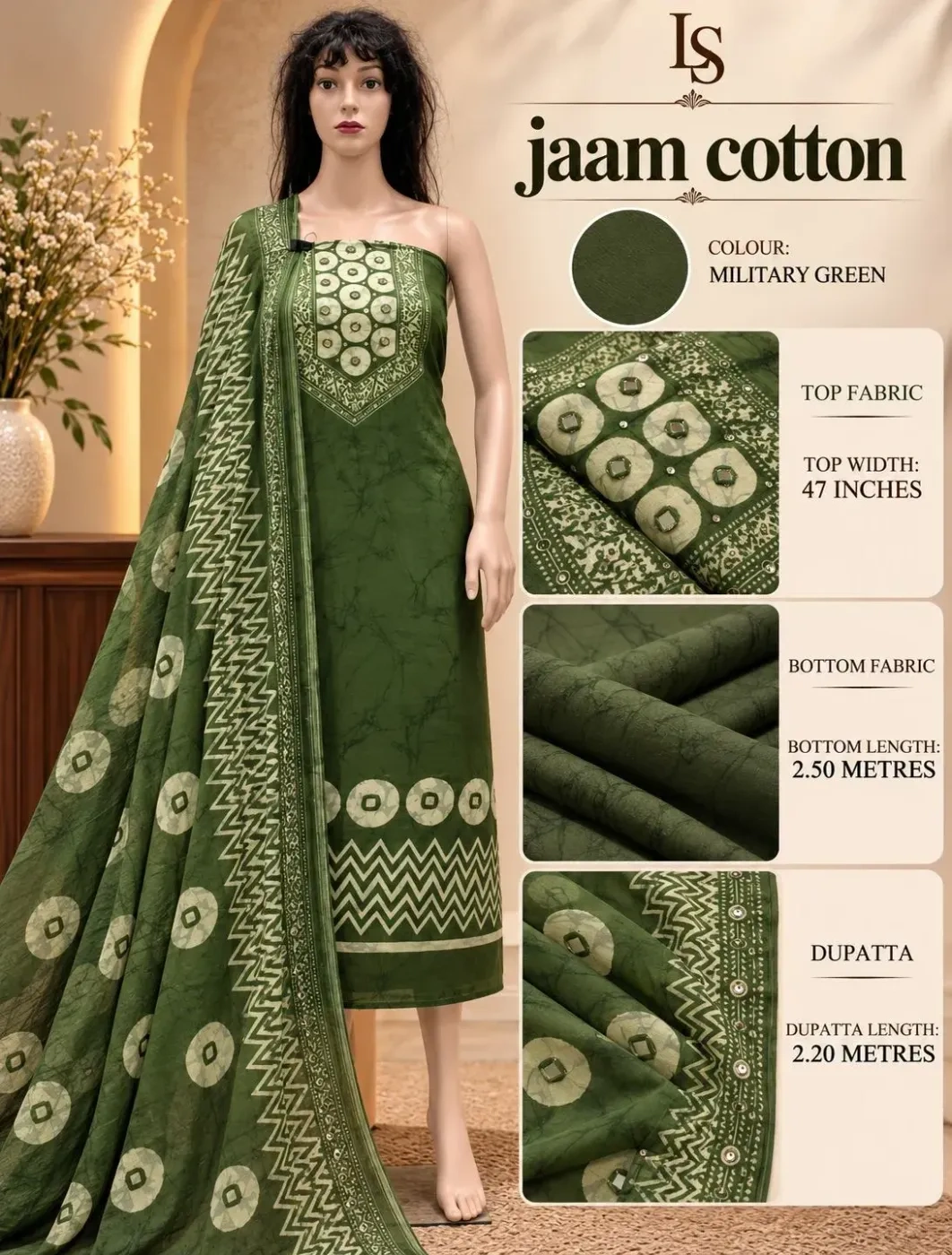 Churidar Materials jaam