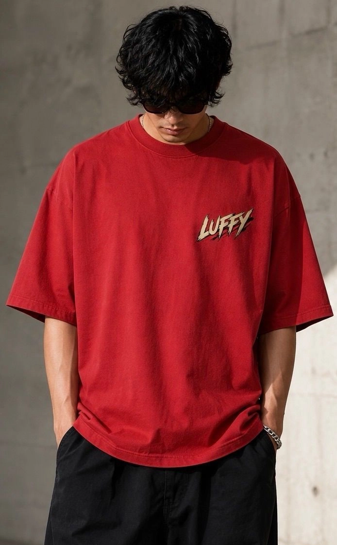 Premium Oversized Tee- Luffy
