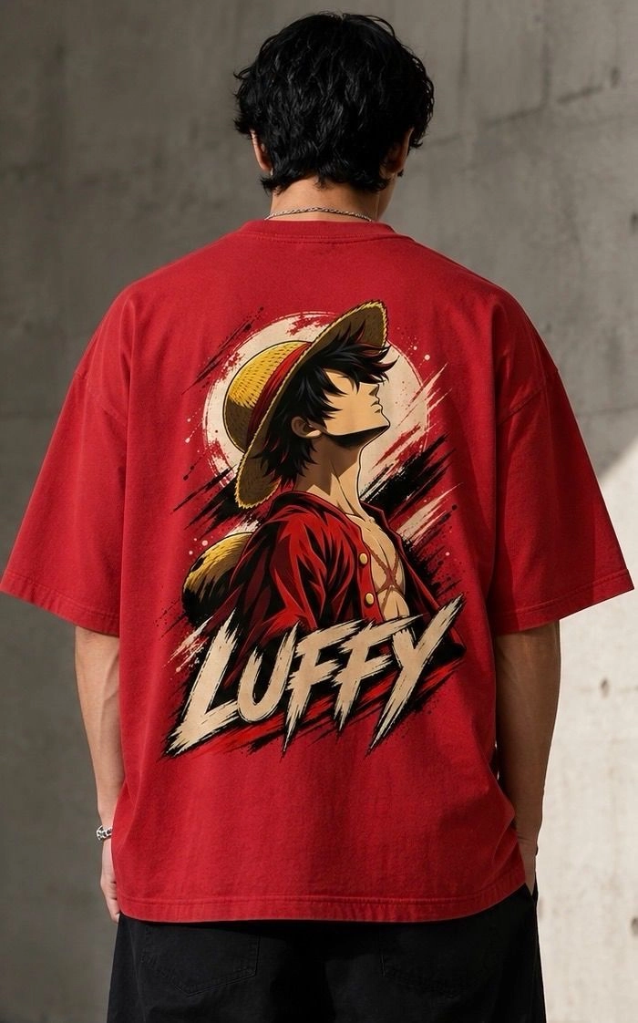 Premium Oversized Tee- Luffy