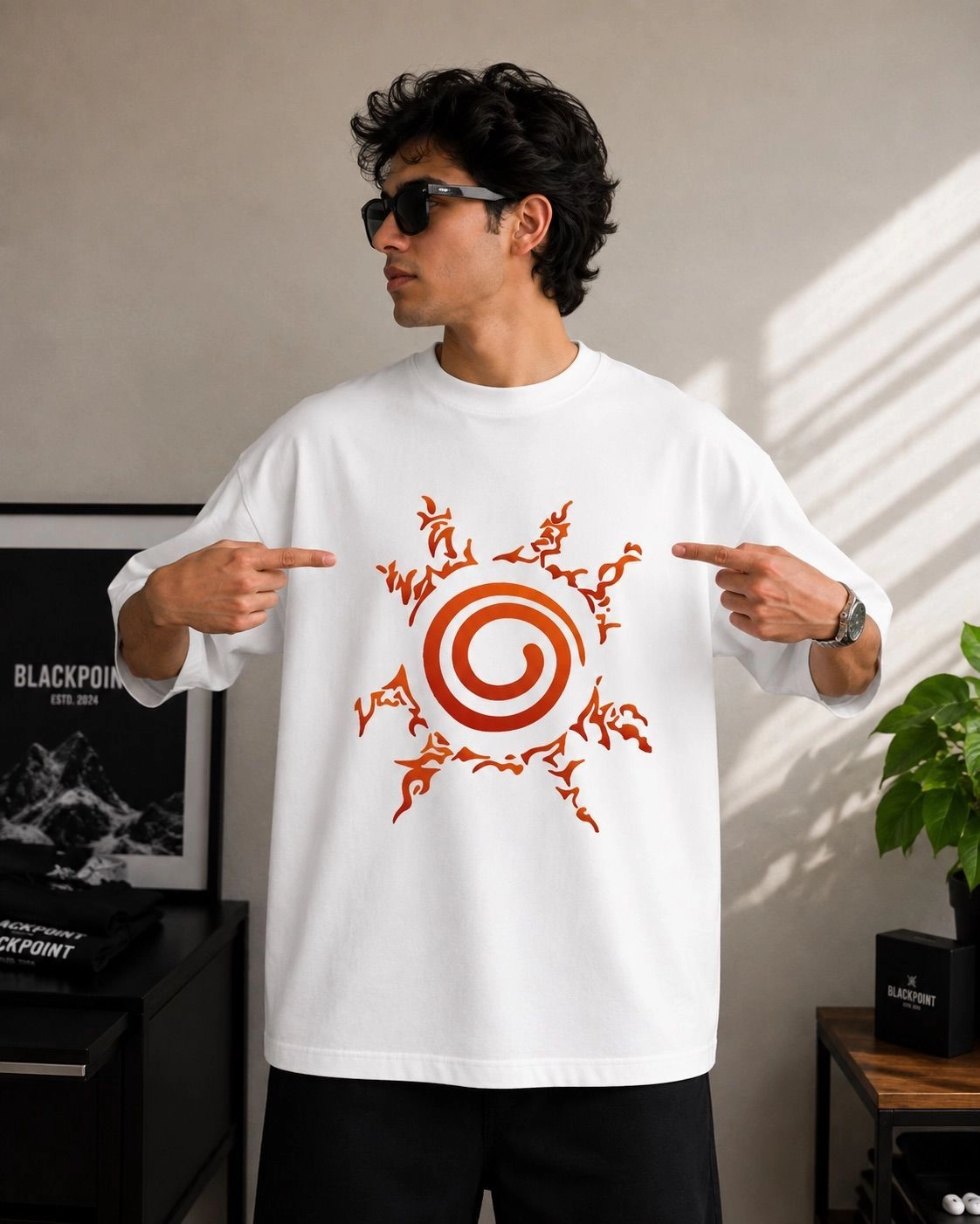 Oversized Tee- Naruto