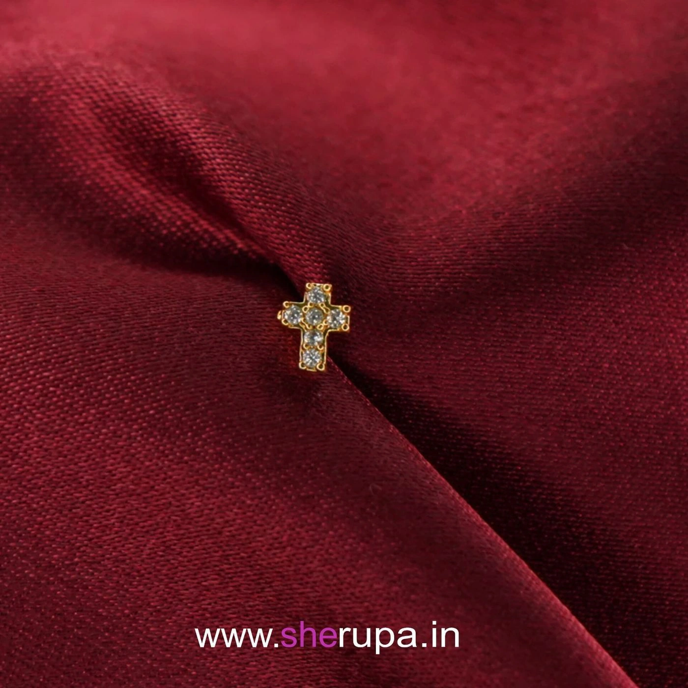 Cross-Shaped Nose Stud | Mookuthi