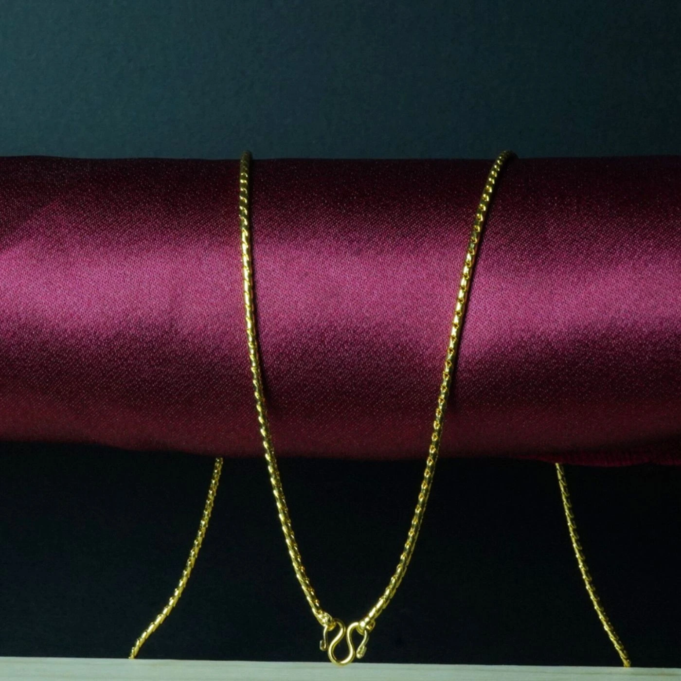 Traditional Kerala Gold Tone Long Necklace (24 inches)