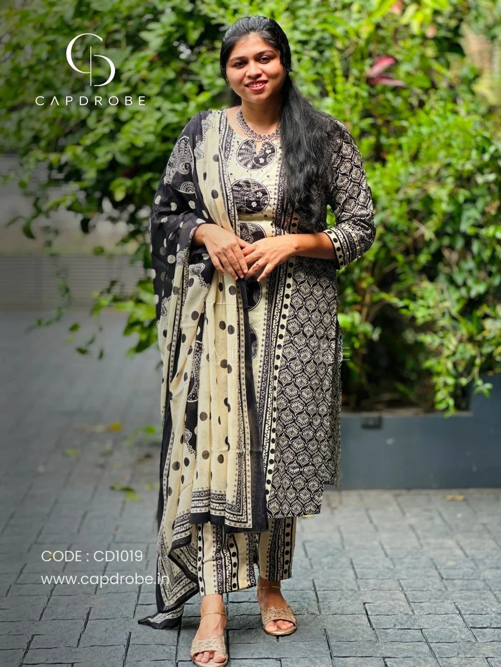 Premium Mul Cotton Kurti set with dupatta |CD1019