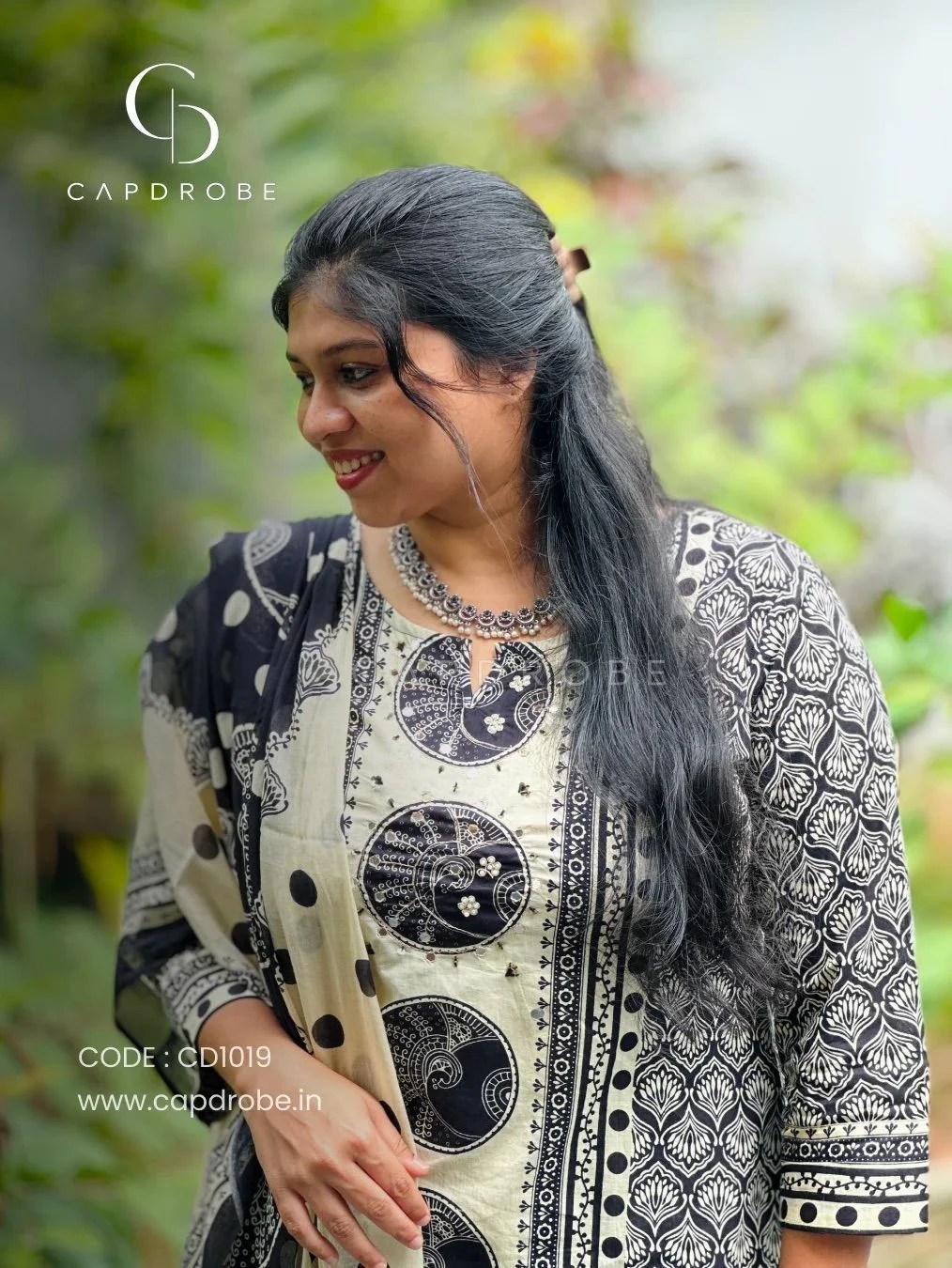 Premium Mul Cotton Kurti set with dupatta |CD1019