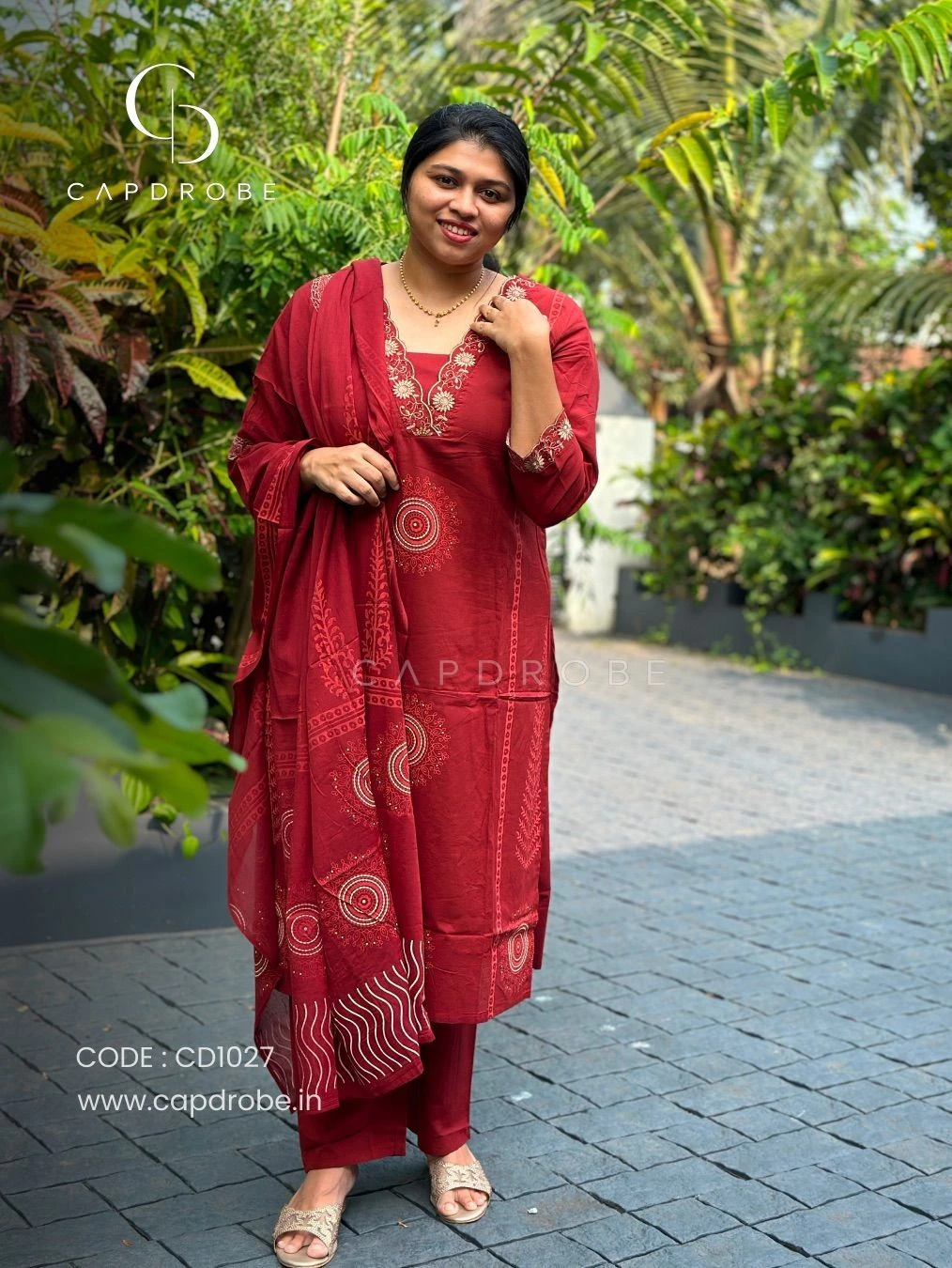 Premium Mul Cotton Kurti Set with Dupatta | CD1027