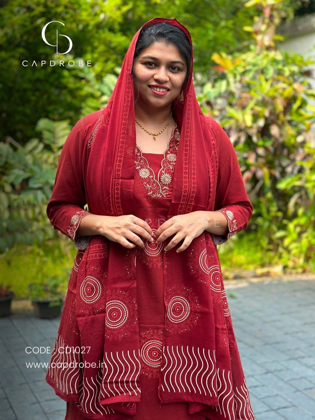 Premium Mul Cotton Kurti Set with Dupatta | CD1027 4