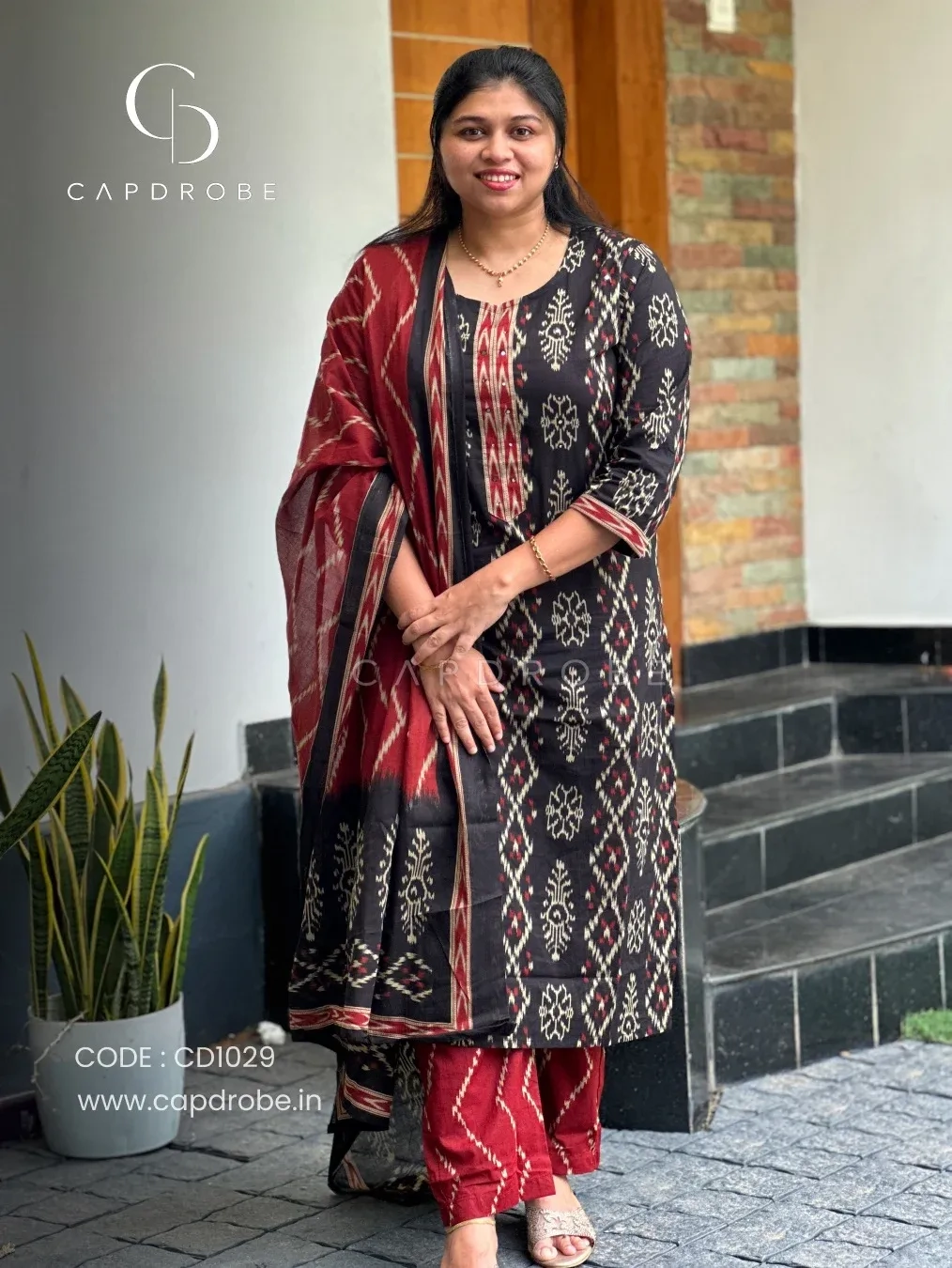 Premium Cotton kurti set with duppata | CD1029 4