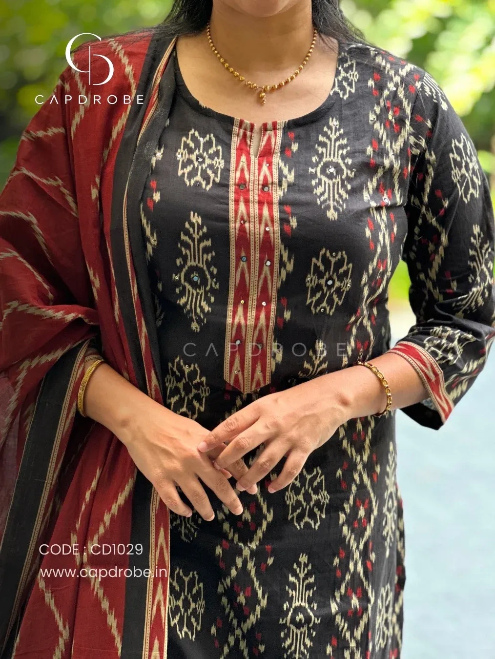 Premium Cotton kurti set with duppata | CD1029 5
