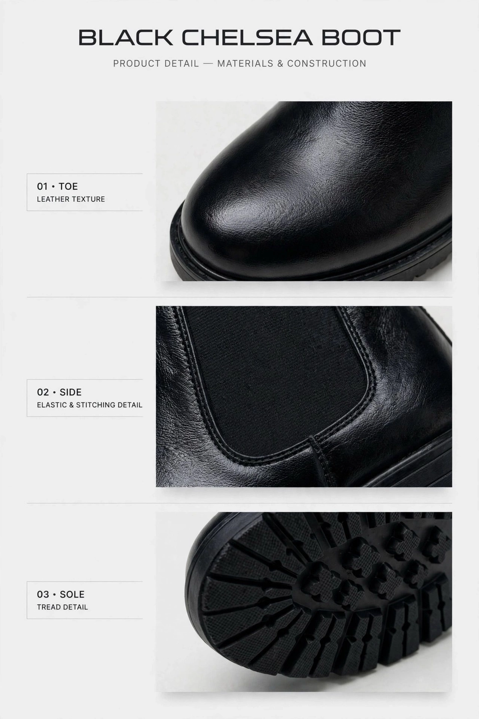 Chelsea black boot 2