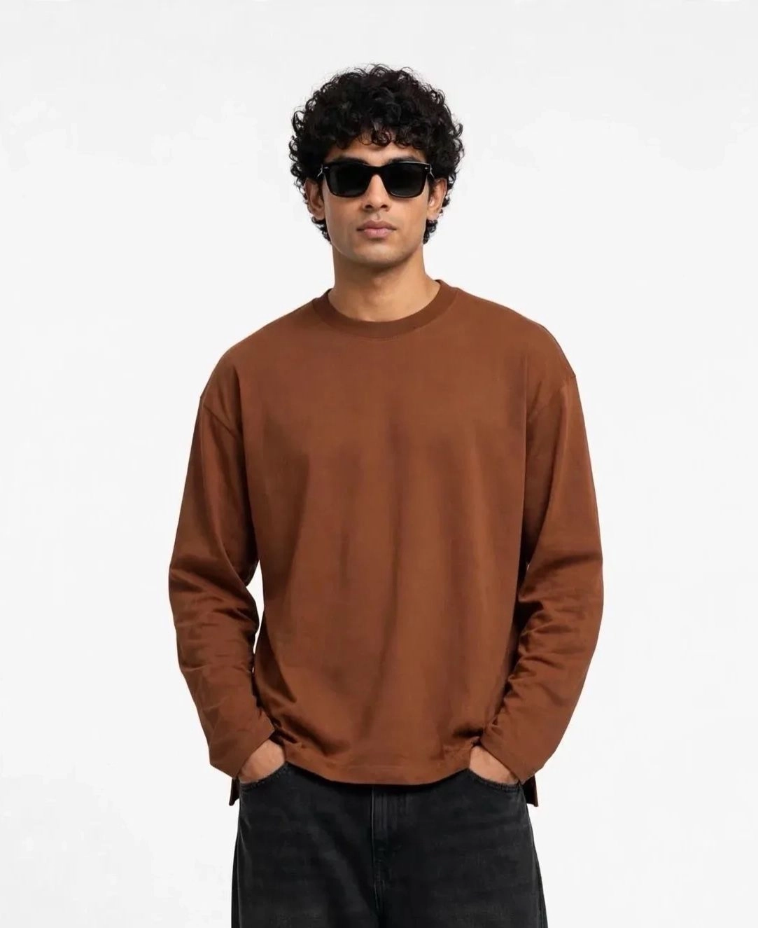 Full sleeve plain t shirt 1