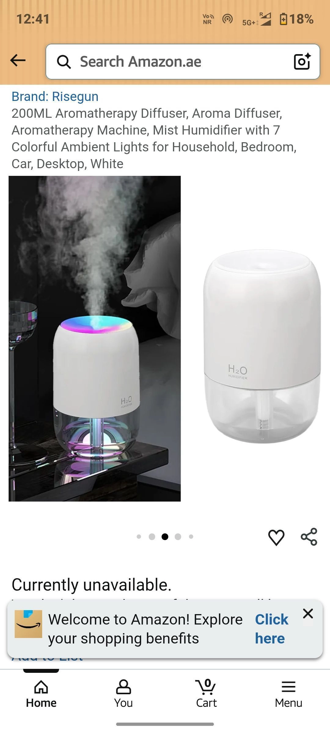 Mini Humidifiers for Bedroom, 200ml Small Humidifier for Home Plant, Room Humidifiers for Bedroom Auto Shut-off Top Fill Humidifier for Car Office Desktop, White