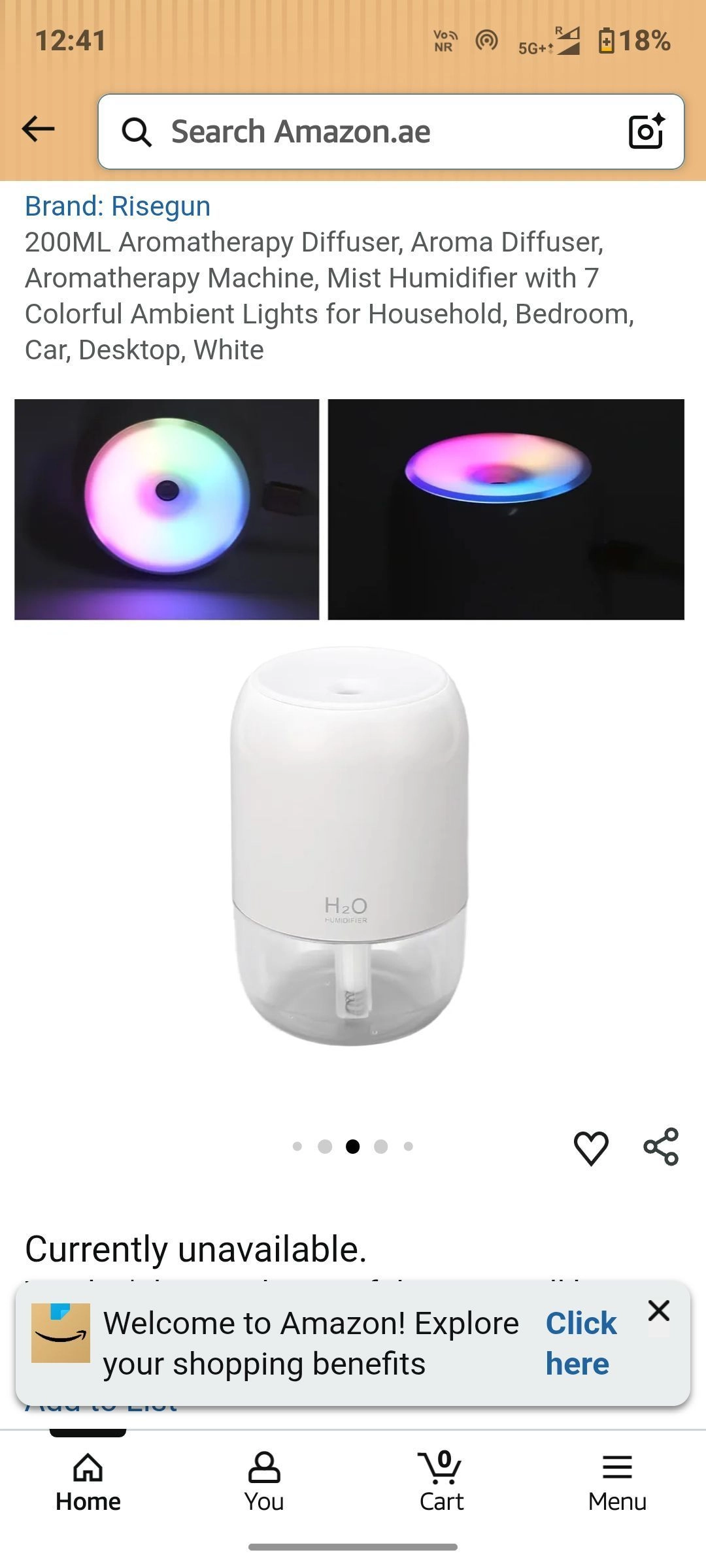 Mini Humidifiers for Bedroom, 200ml Small Humidifier for Home Plant, Room Humidifiers for Bedroom Auto Shut-off Top Fill Humidifier for Car Office Desktop, White 5