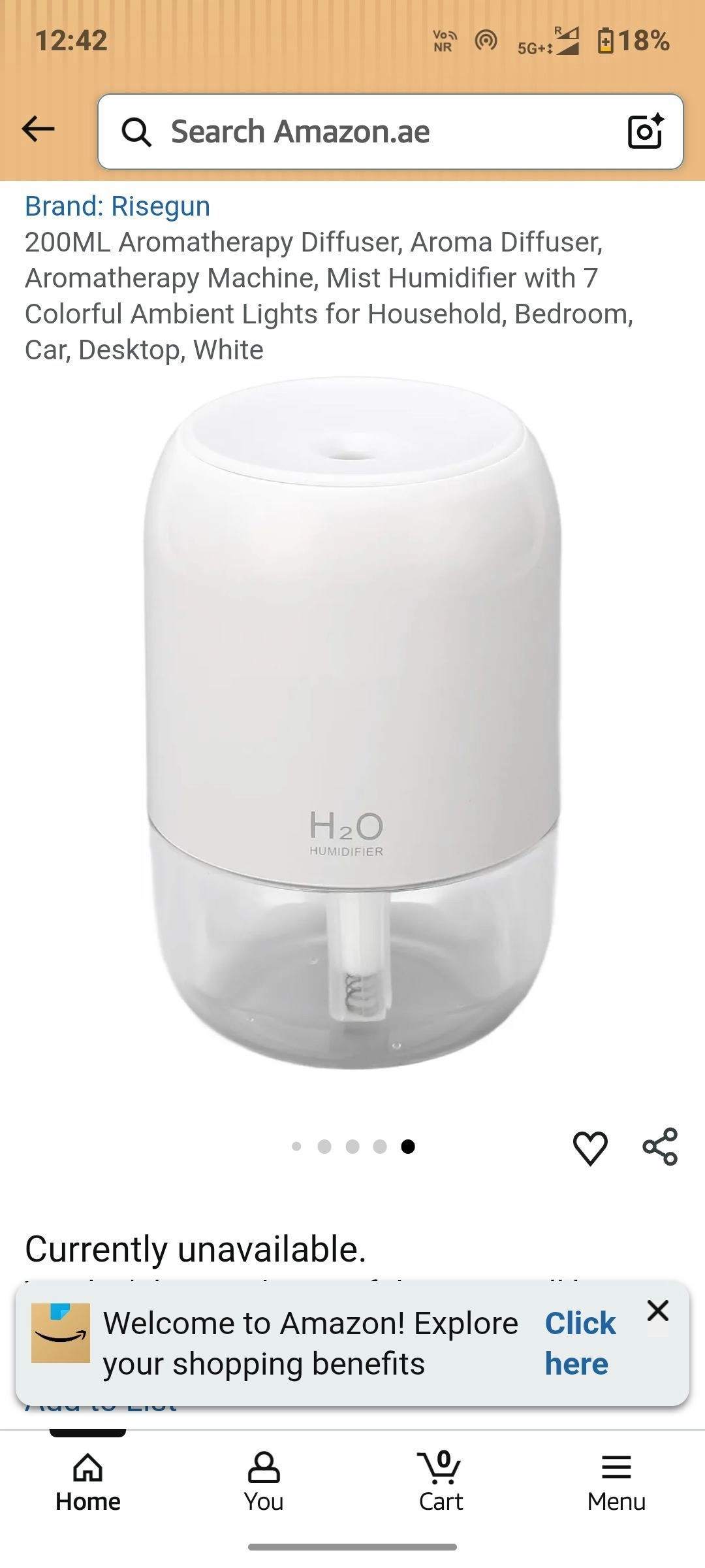 Mini Humidifiers for Bedroom, 200ml Small Humidifier for Home Plant, Room Humidifiers for Bedroom Auto Shut-off Top Fill Humidifier for Car Office Desktop, White 8
