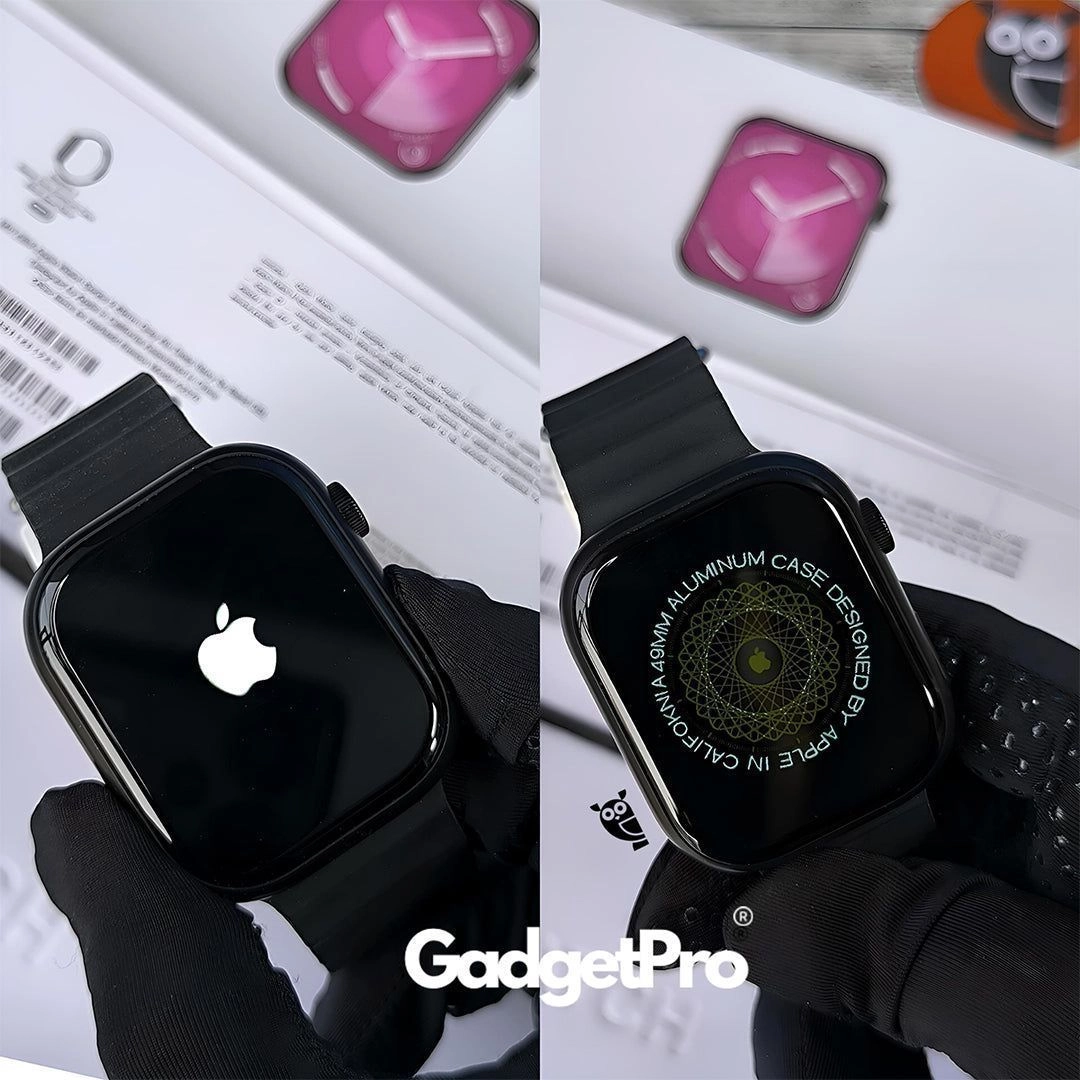 Series 10, 11 Apple logo watch smart watch