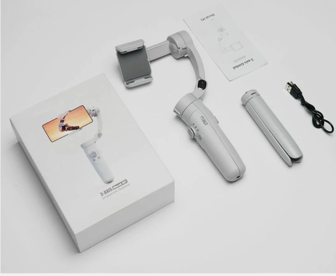 gimbal M1 Portable 3-Axis Gimbals Stabilizer for Smartphones with Creative Modes 5.3 GHz AM3 3 Core Processor Designed for Mobile