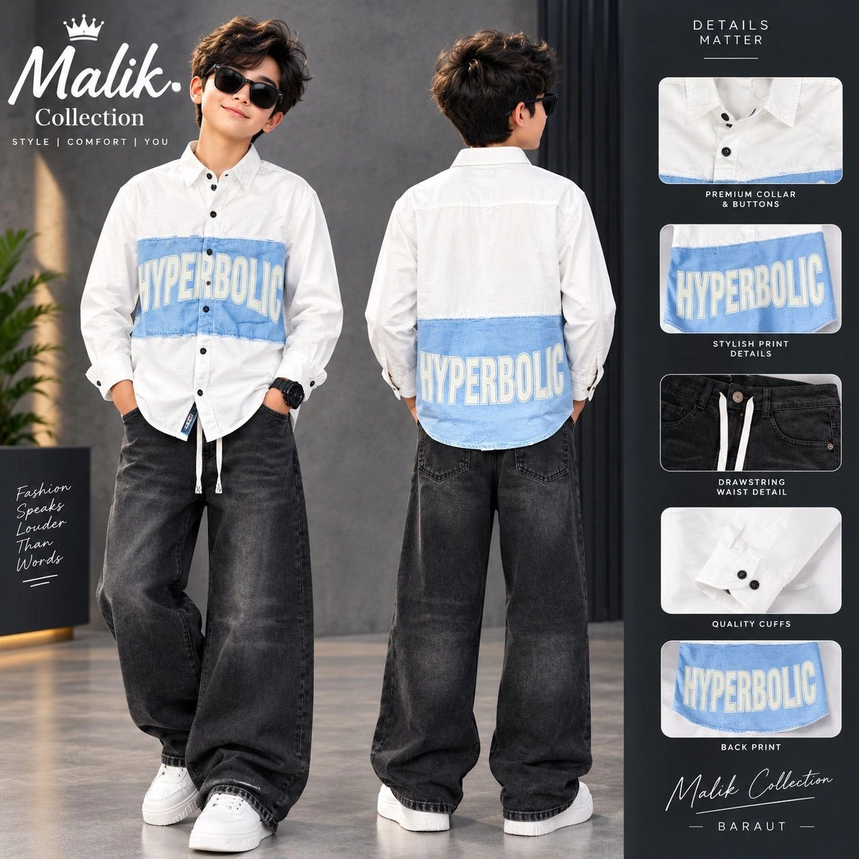 Trending Boxy fit Korean Combo