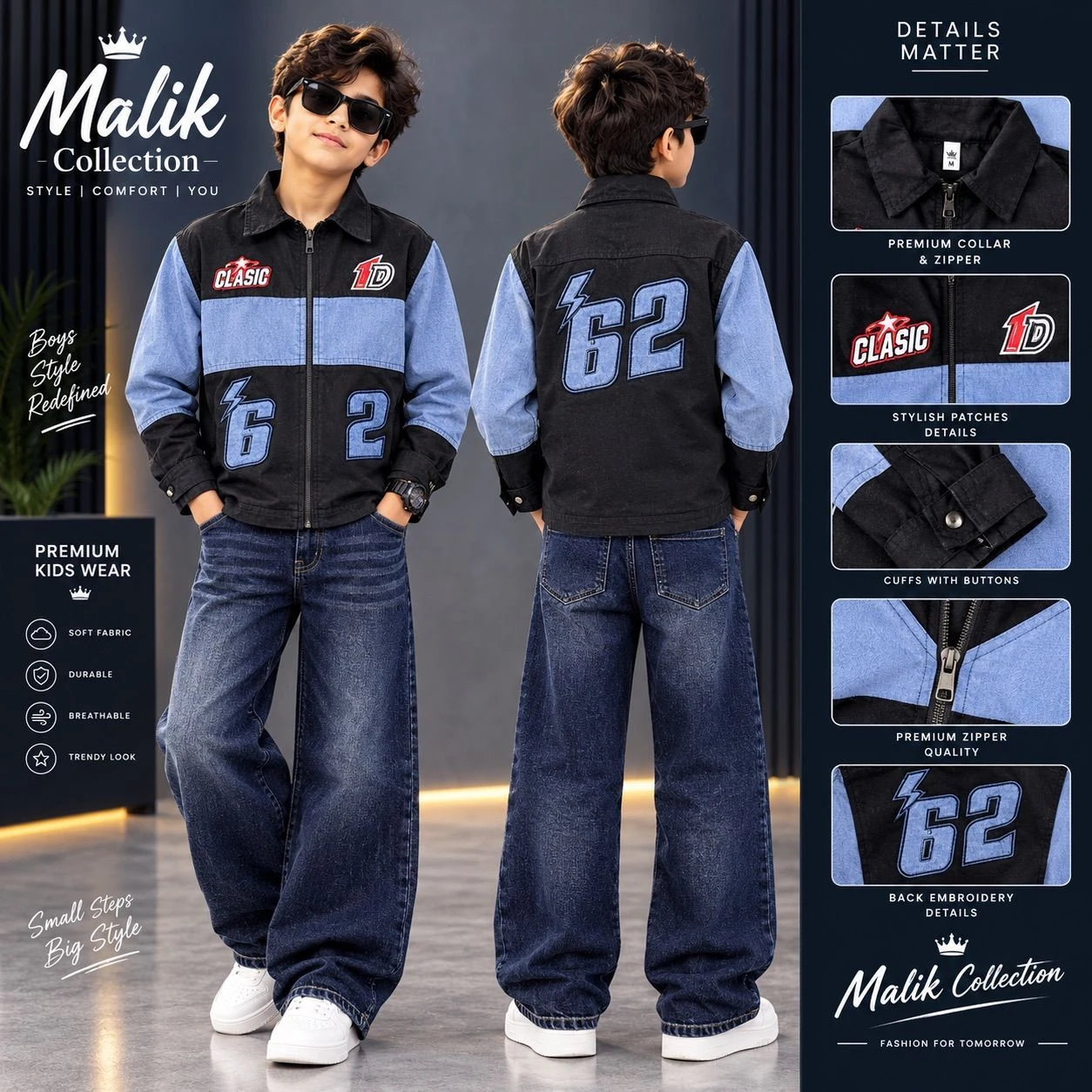 Boxy Fit Korean Combo