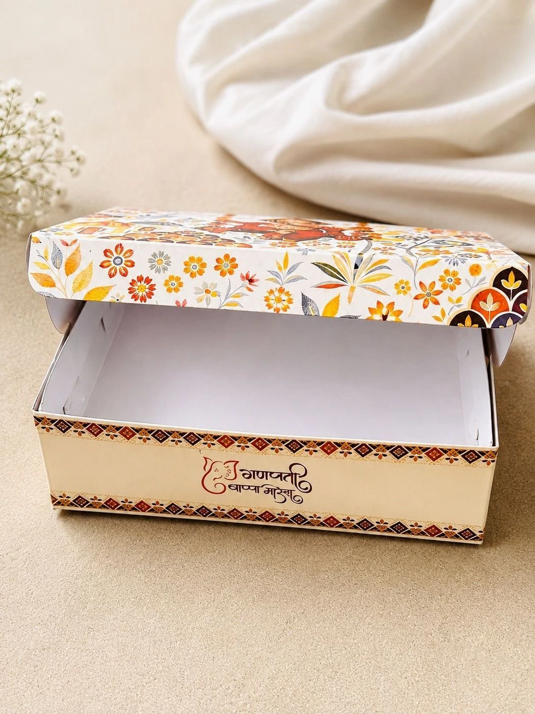 Ganpati special Edition Chocolate / Mithai Box 4 Cavity (10 pc) 4