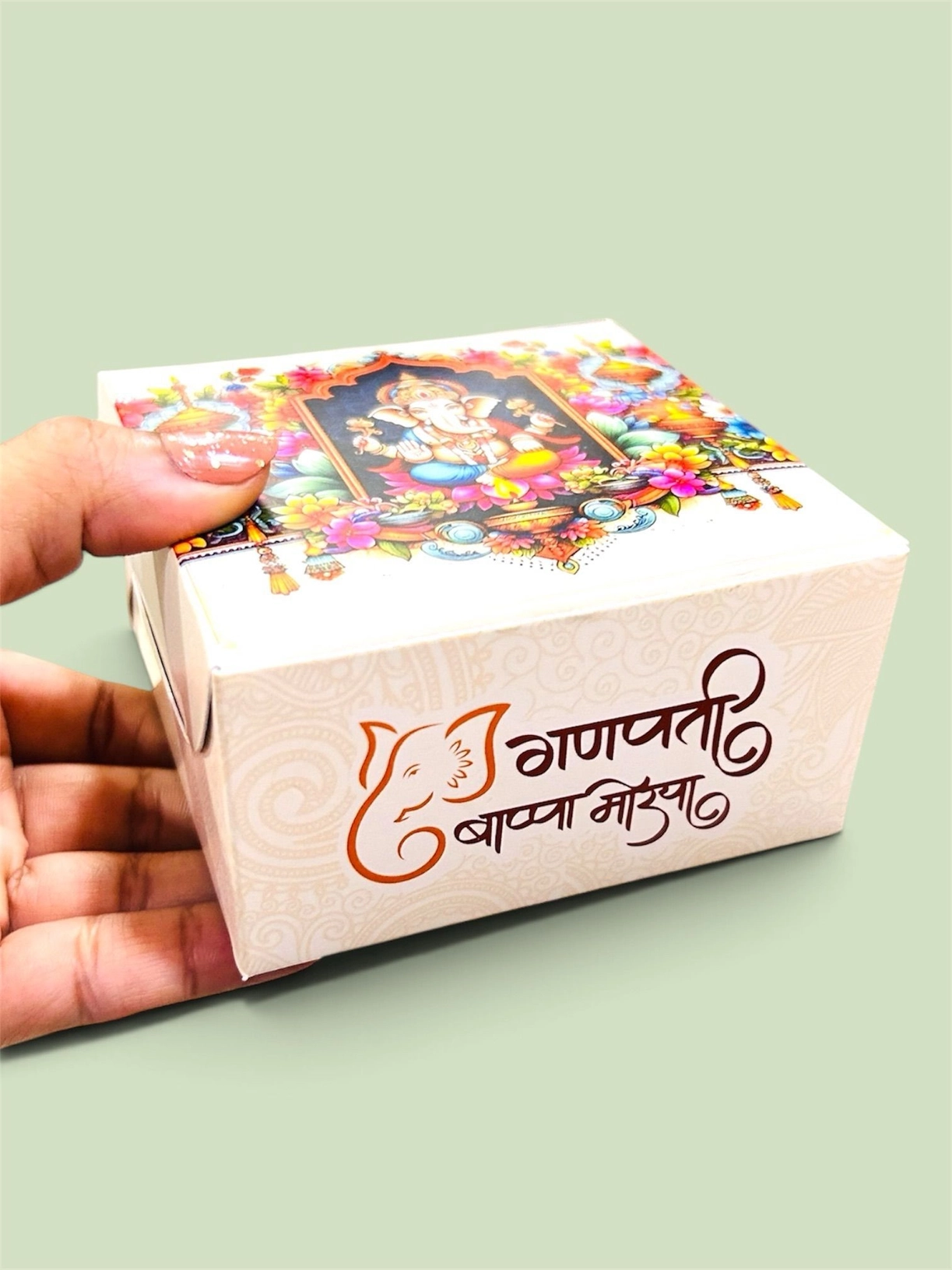 Ganpati special Edition Chocolate / Mithai Box 4 Cavity (10 pc) 3