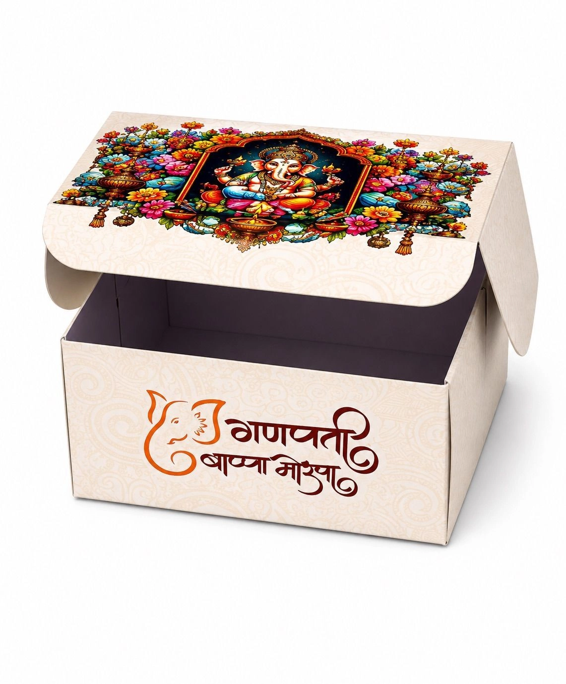 Ganpati special Edition Chocolate / Mithai Box 4 Cavity (10 pc) 4