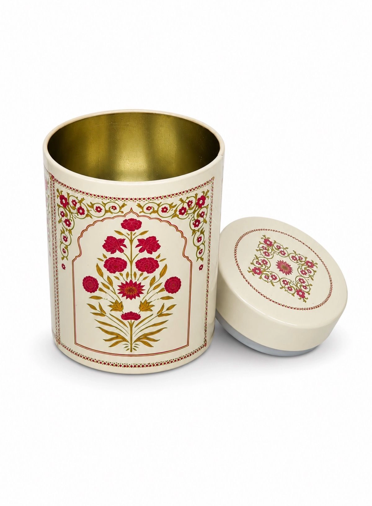 Small Tin Jar Cream (3x4 Inch) 1