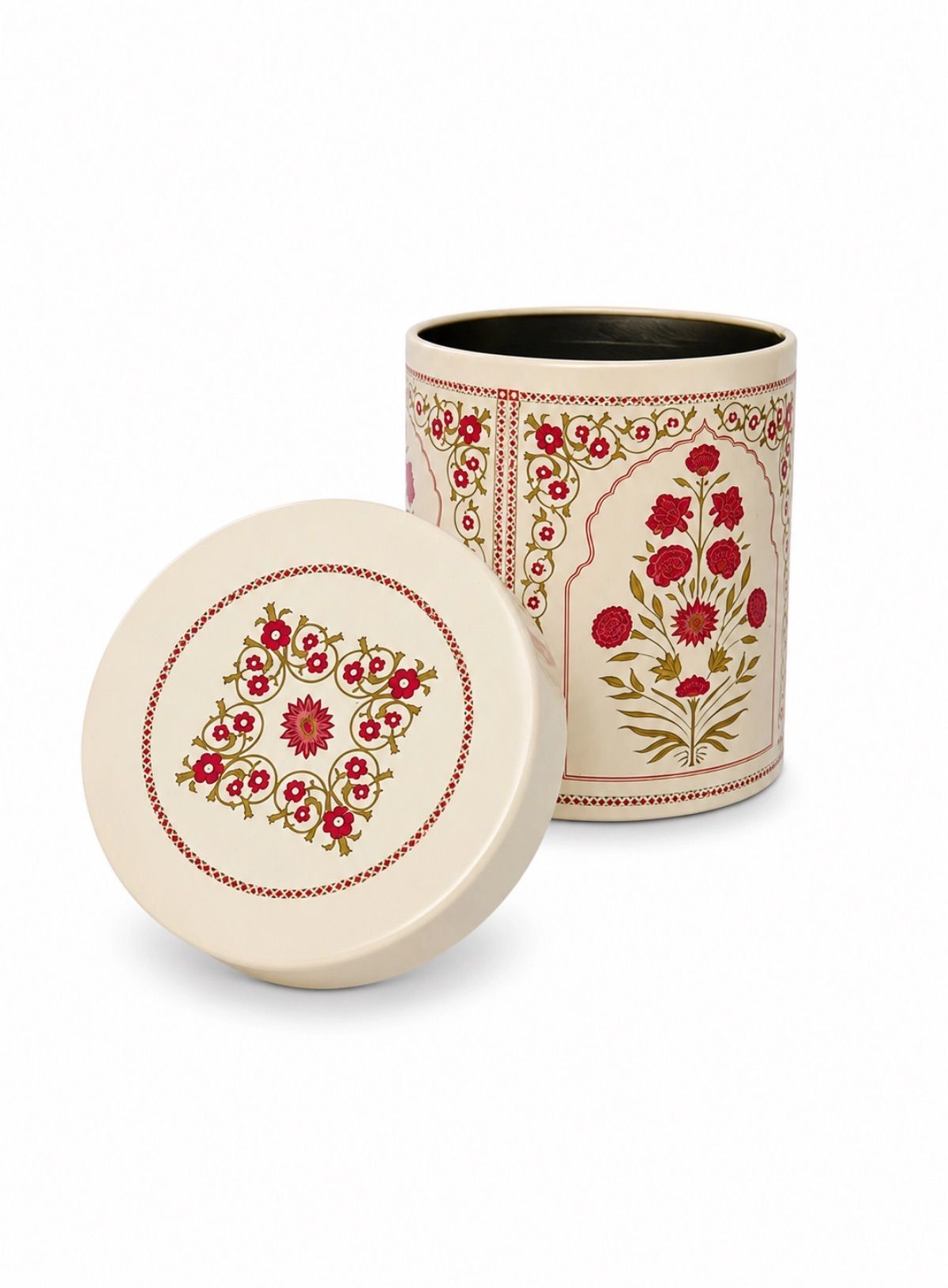 Small Tin Jar Cream (3x4 Inch) 2