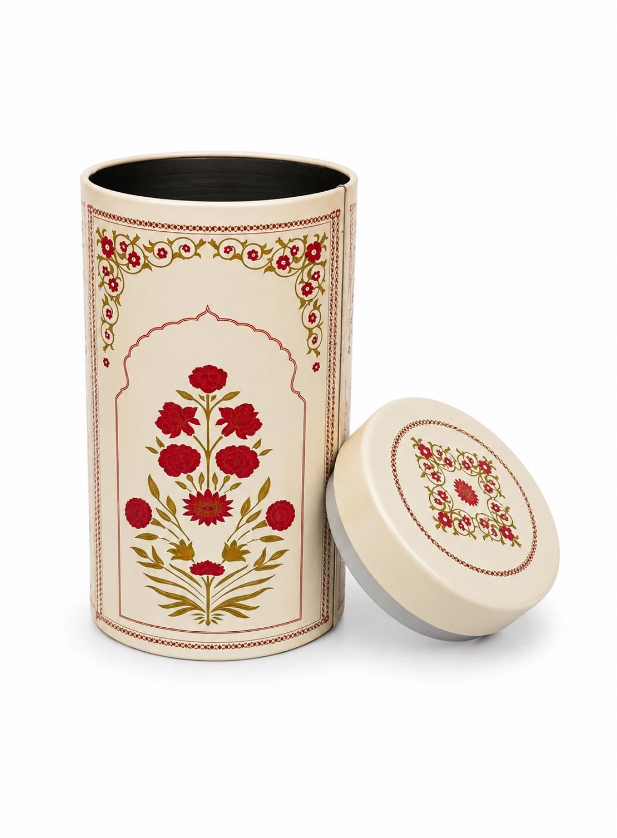 Tall Tin Jar Cream (3x6 Inch) 1