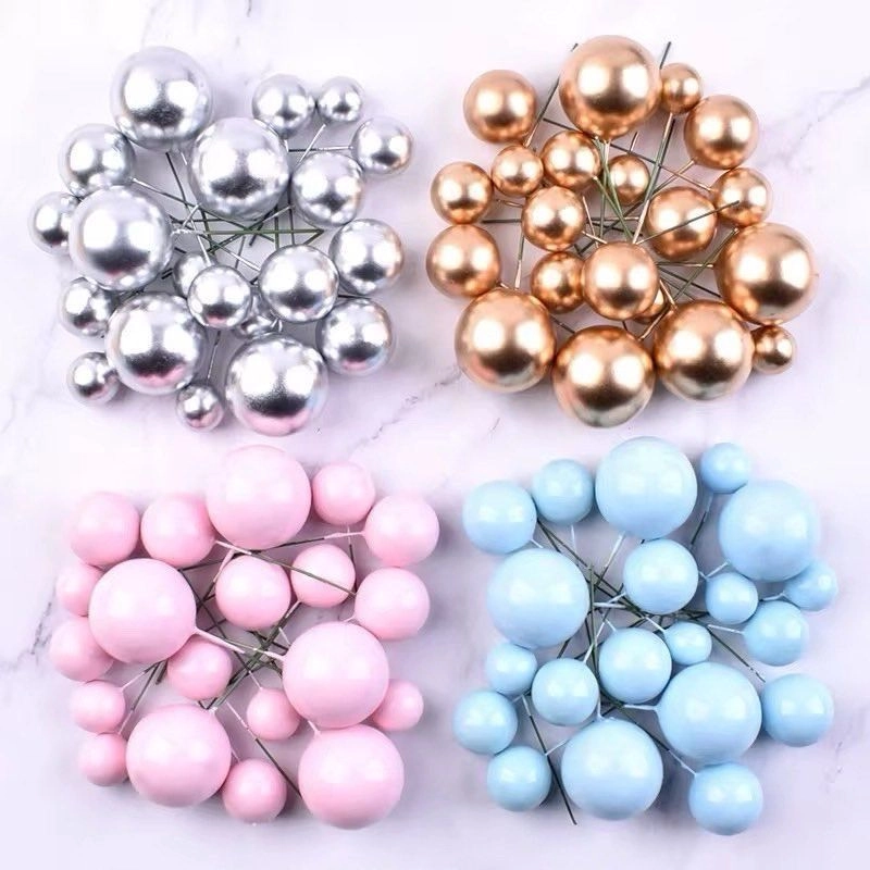 300 pcs Faux Balls Mix Colours Carton