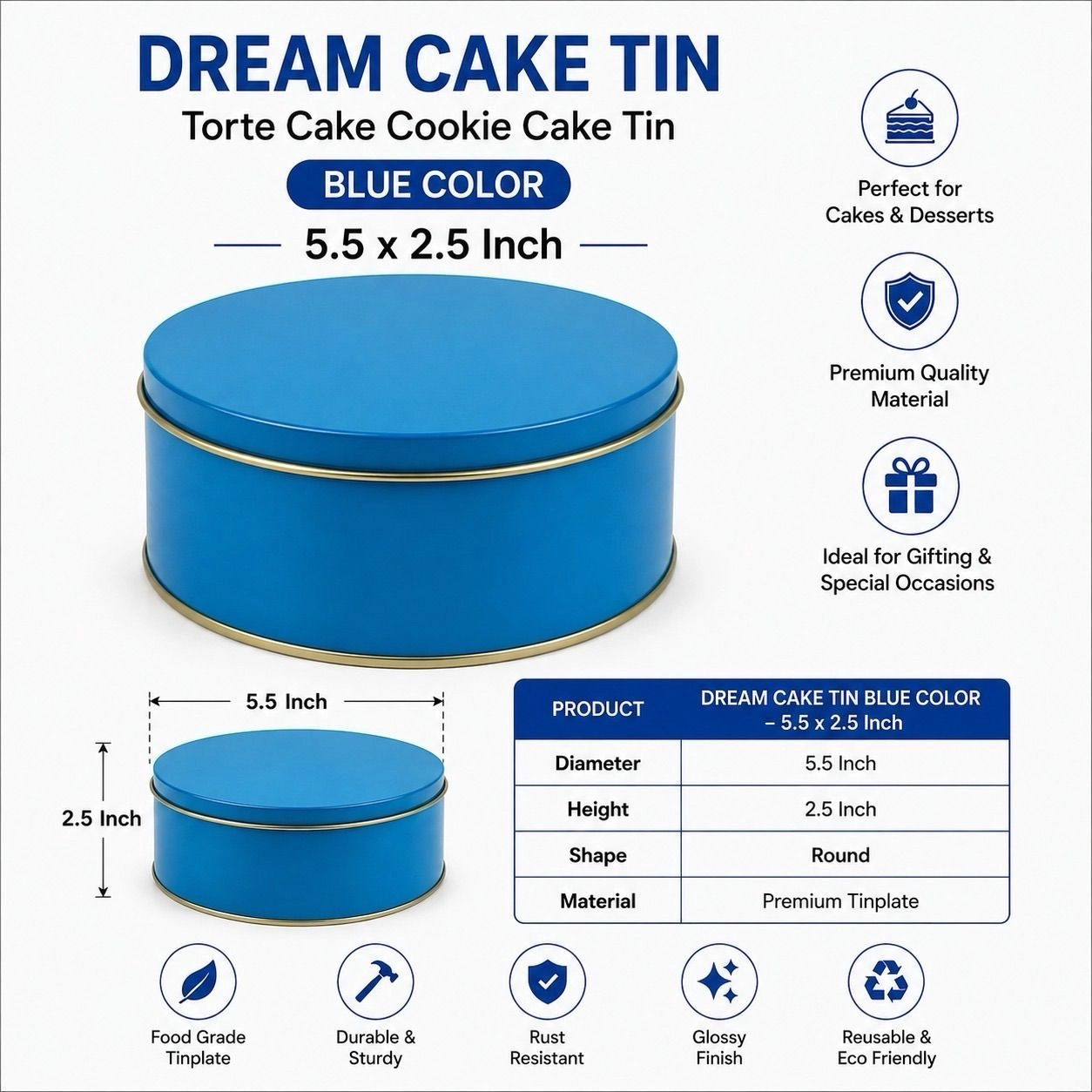 Dream Tin Blue 2