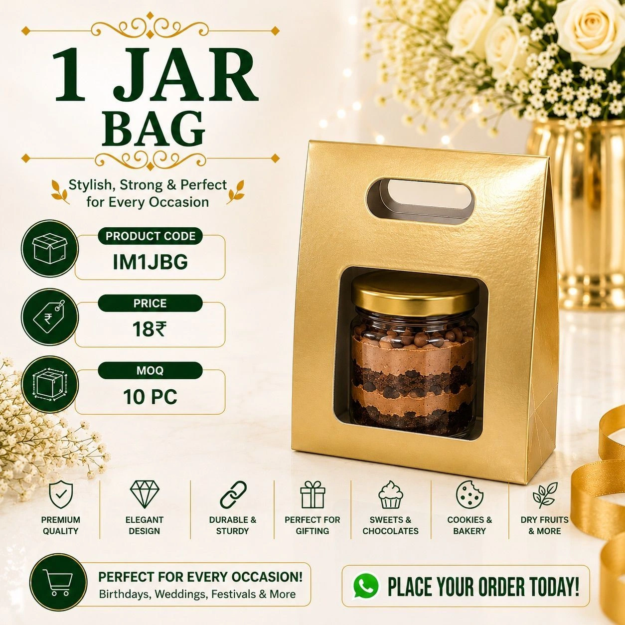 Single Jar Bag 10 pc