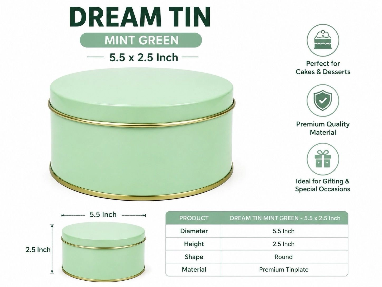 Dream Tin Carton  54 pcs Carton 6