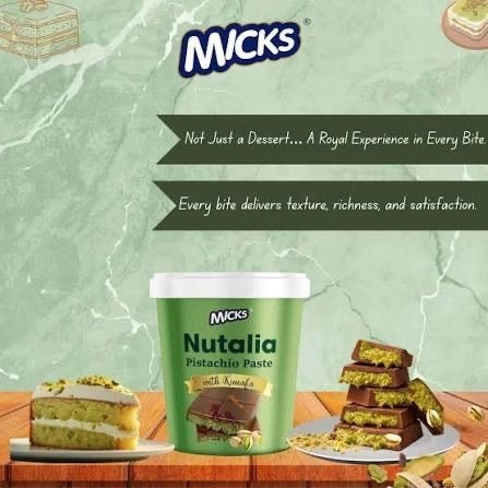 Micks Pistachio Paste with Kunafa 1 kg 2