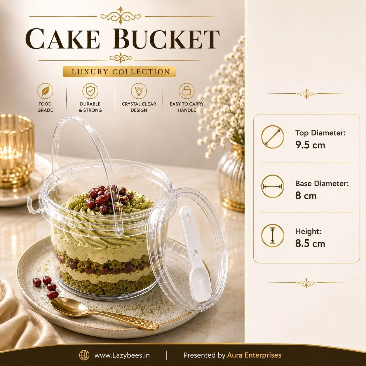 Cake Bucket 10 pc 4