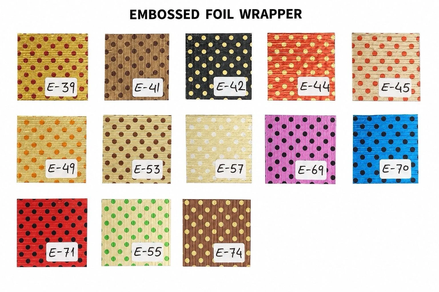 Polka Dot Bar Chocolate Wrappers 3