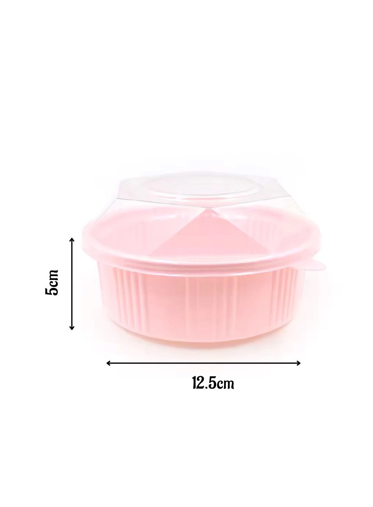 Pvc Container with Diamond Lid  5 pc 3