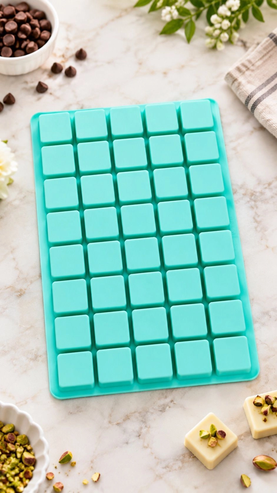 40 Cavity Silicon Chocolate mould 1