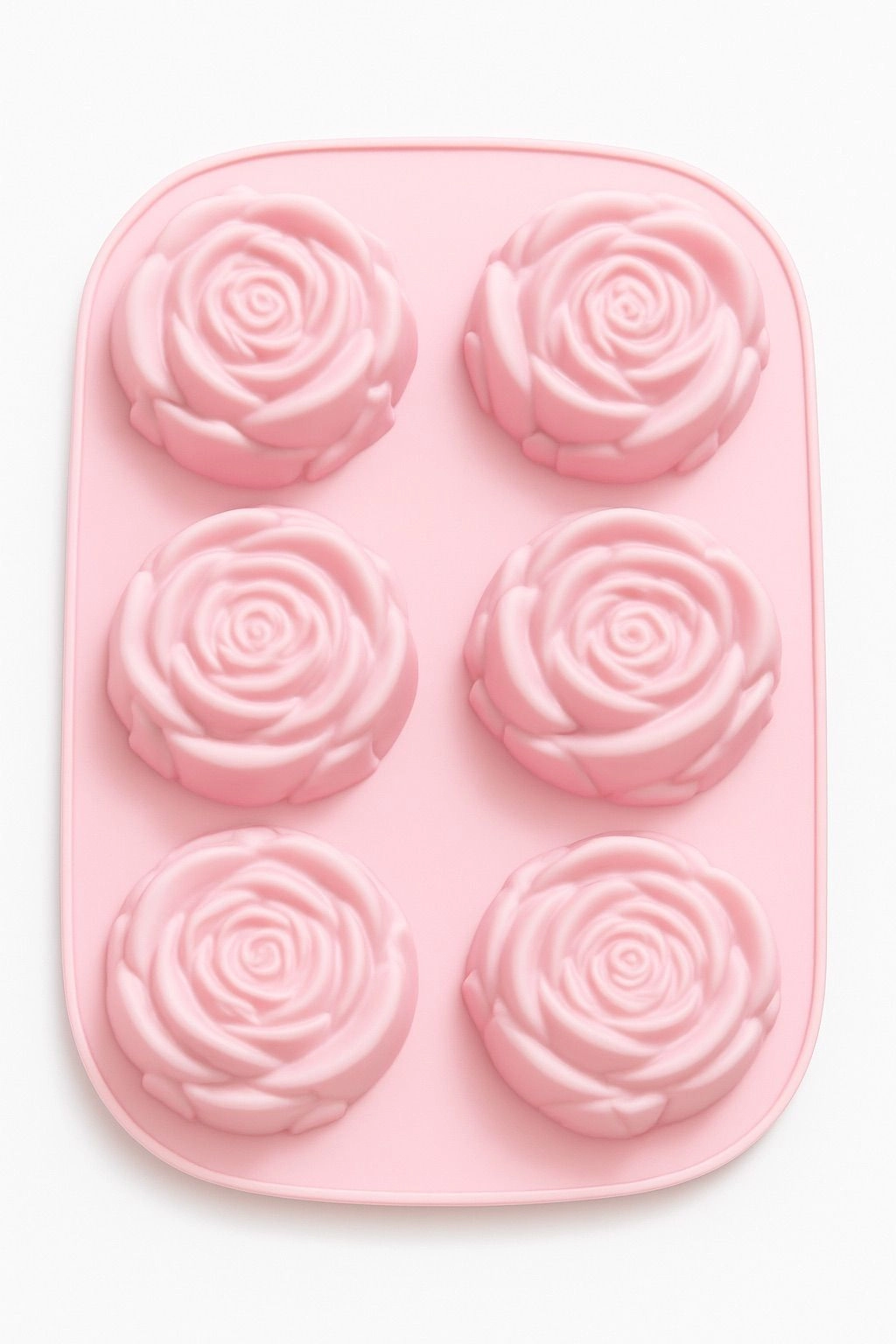 6 Cavity Big Rose Mould 1