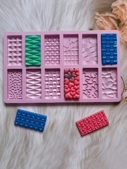 12 Cavity mini silicon Bar Mould 2