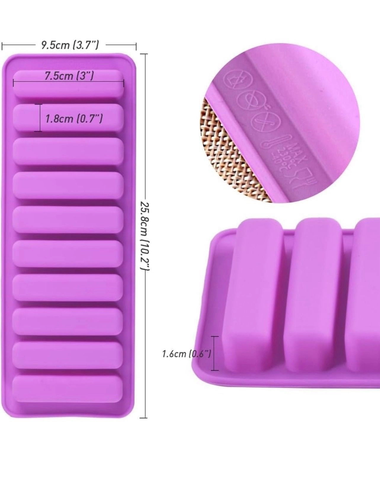 Silicon Finger Chocolate mould 1 pc 3
