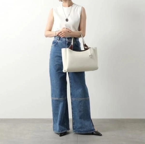 Tods T Timeless 2026 Premium Quality Leather Shopping Bag With OG Magnetic Box With Dust Bag (White - 1130) 2
